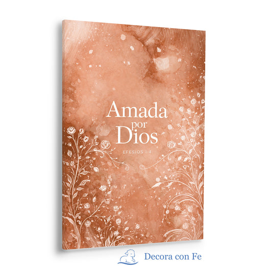Amada por Dios - Cuadro Cristiano Decorativo