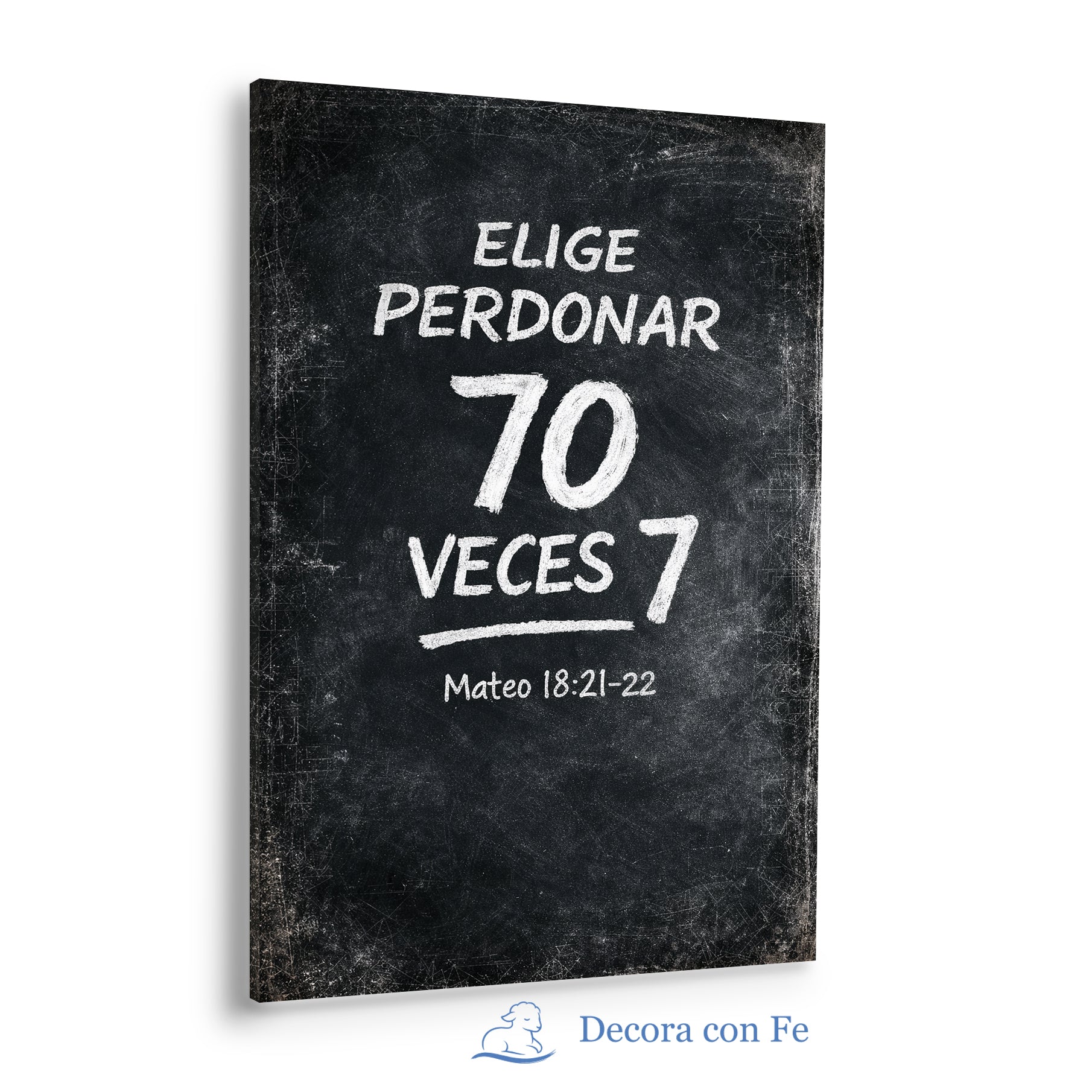 Elige Perdonar 70 Veces 7 Cuadro Cristiano