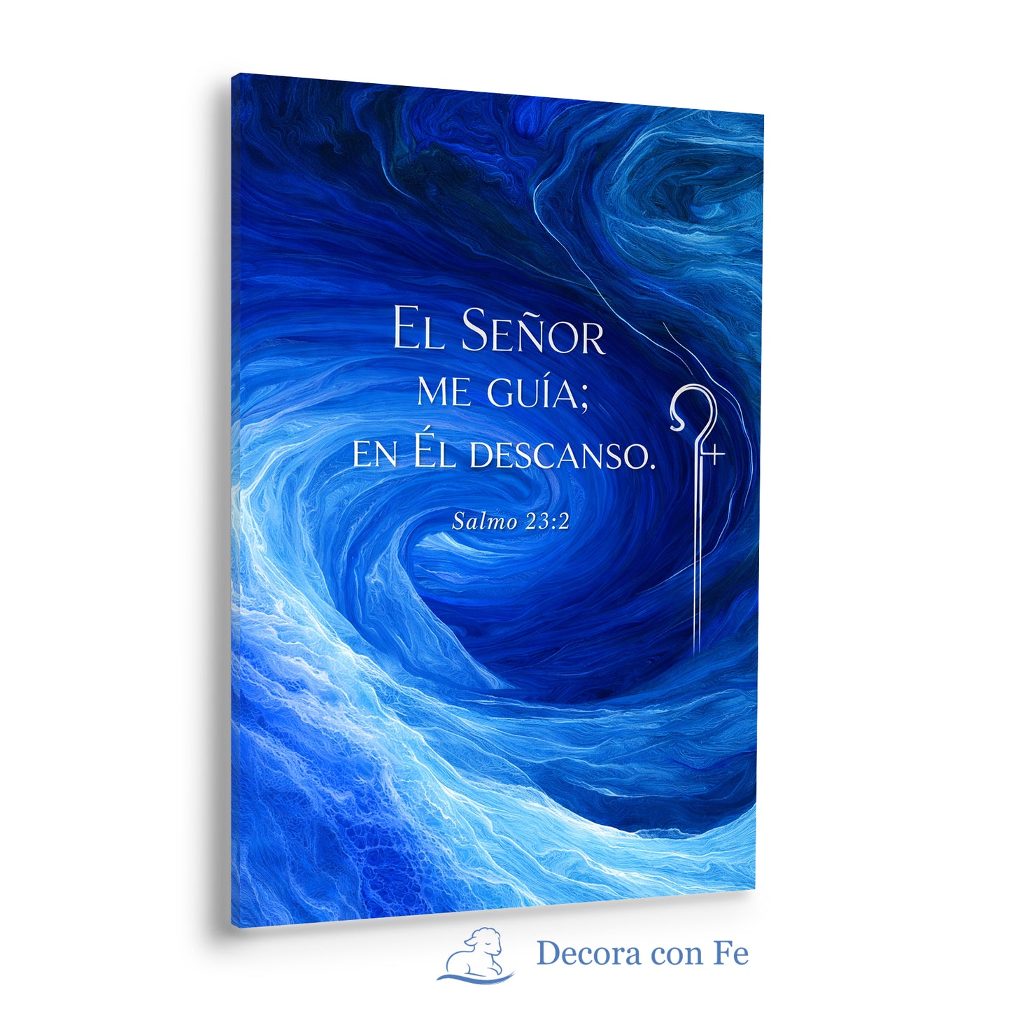 Salmo 23 Azul - El Señor Me Guía