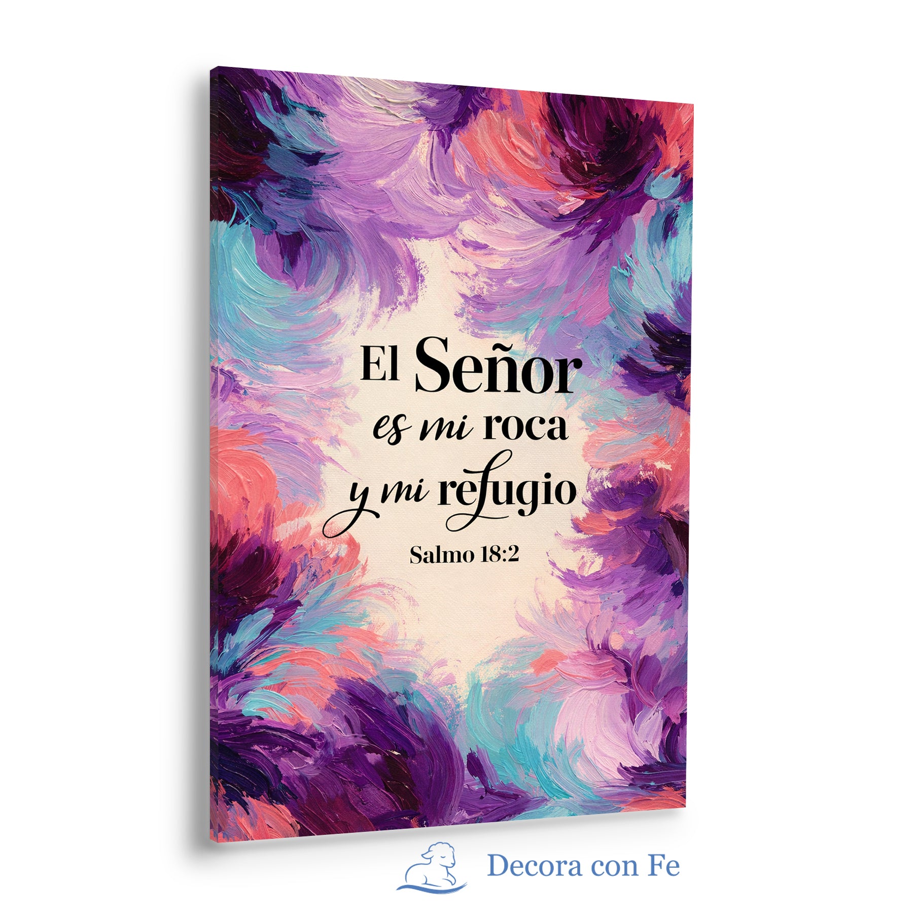 El Señor es Mi Roca y Refugio Cuadro Decorativo