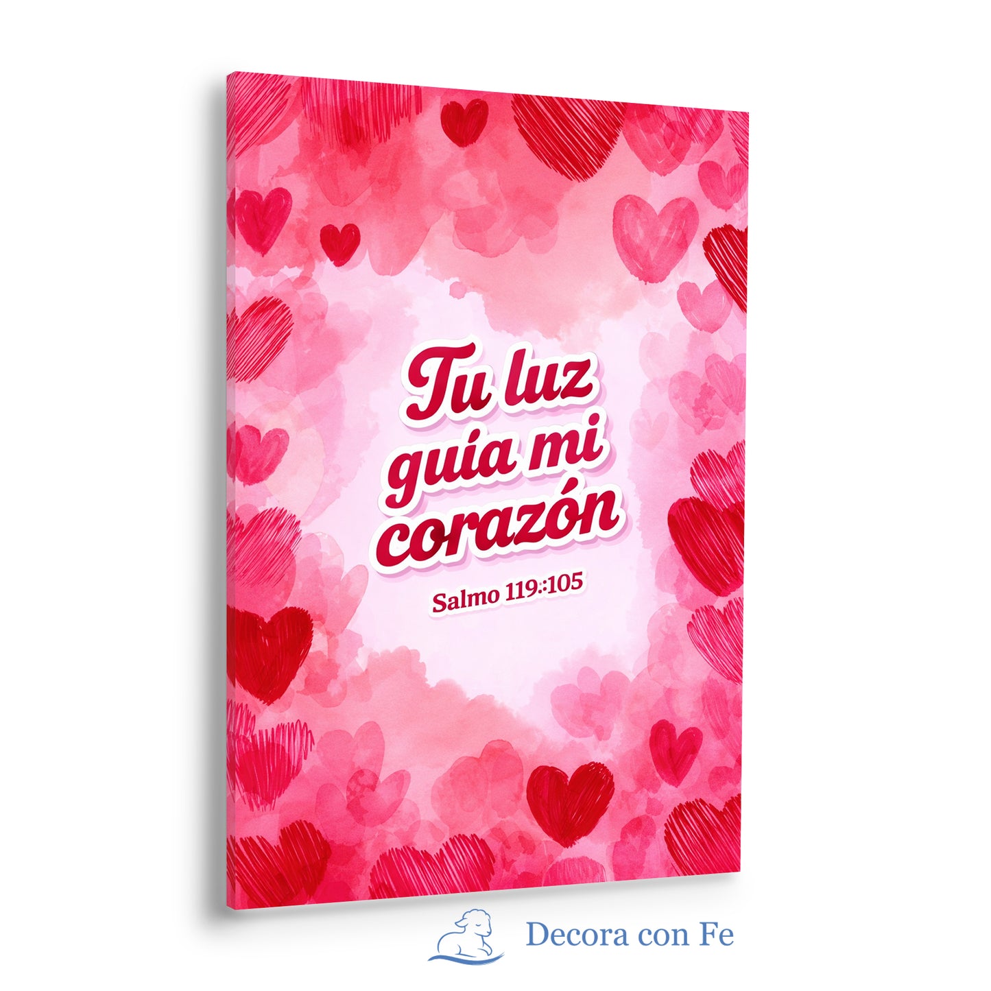 Tu Luz Guía Mi Corazón - Cuadro Cristiano Decorativo