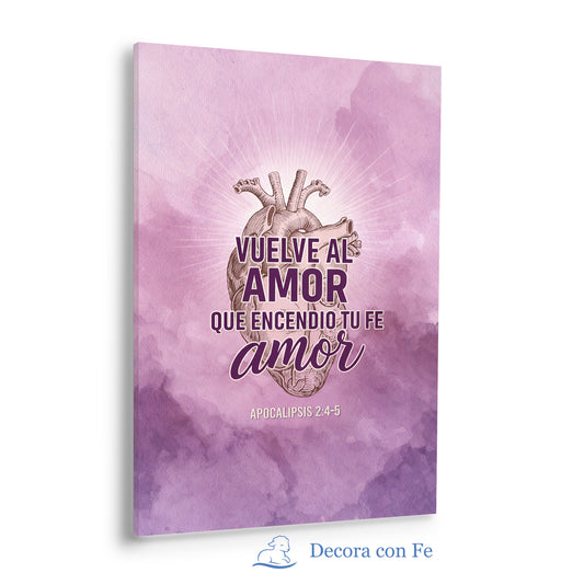Vuelve al Primer Amor - Cuadro Cristiano Inspirado en Apocalipsis