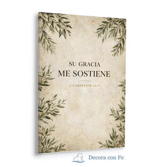 Gracia en Silencio - Cuadro Cristiano - Variante 1