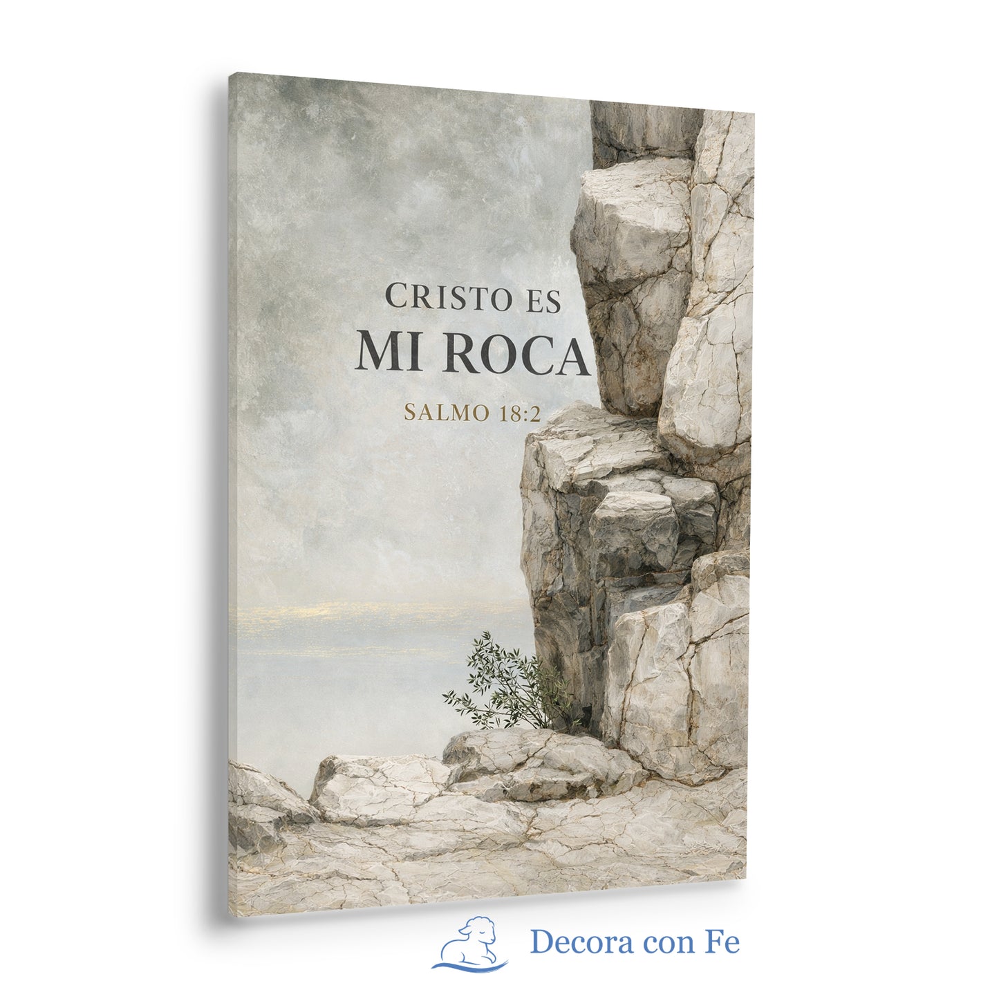 Cristo Mi Roca - Cuadro Cristiano