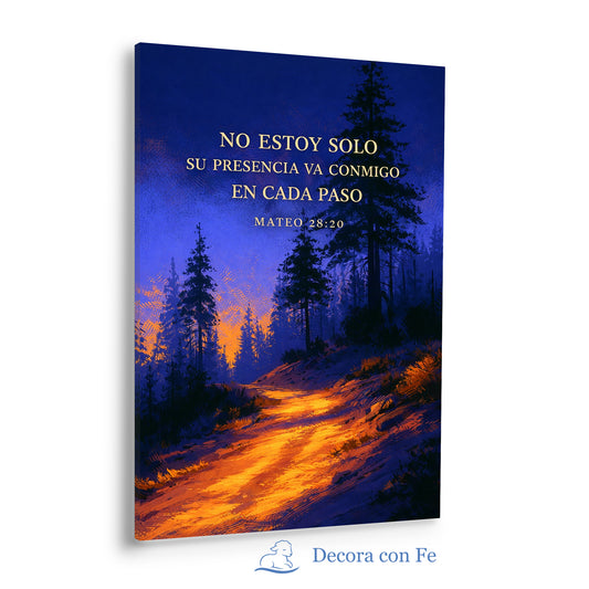No Estoy Solo - Cuadro Cristiano - Variante 1