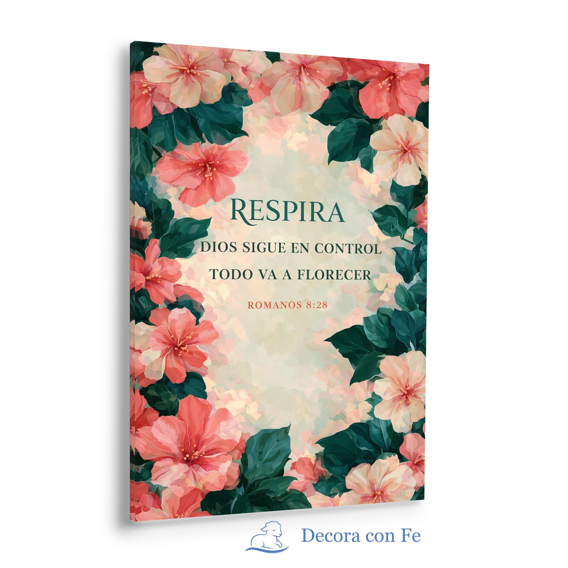 Respira y Confía - Cuadro Cristiano - Variante 2