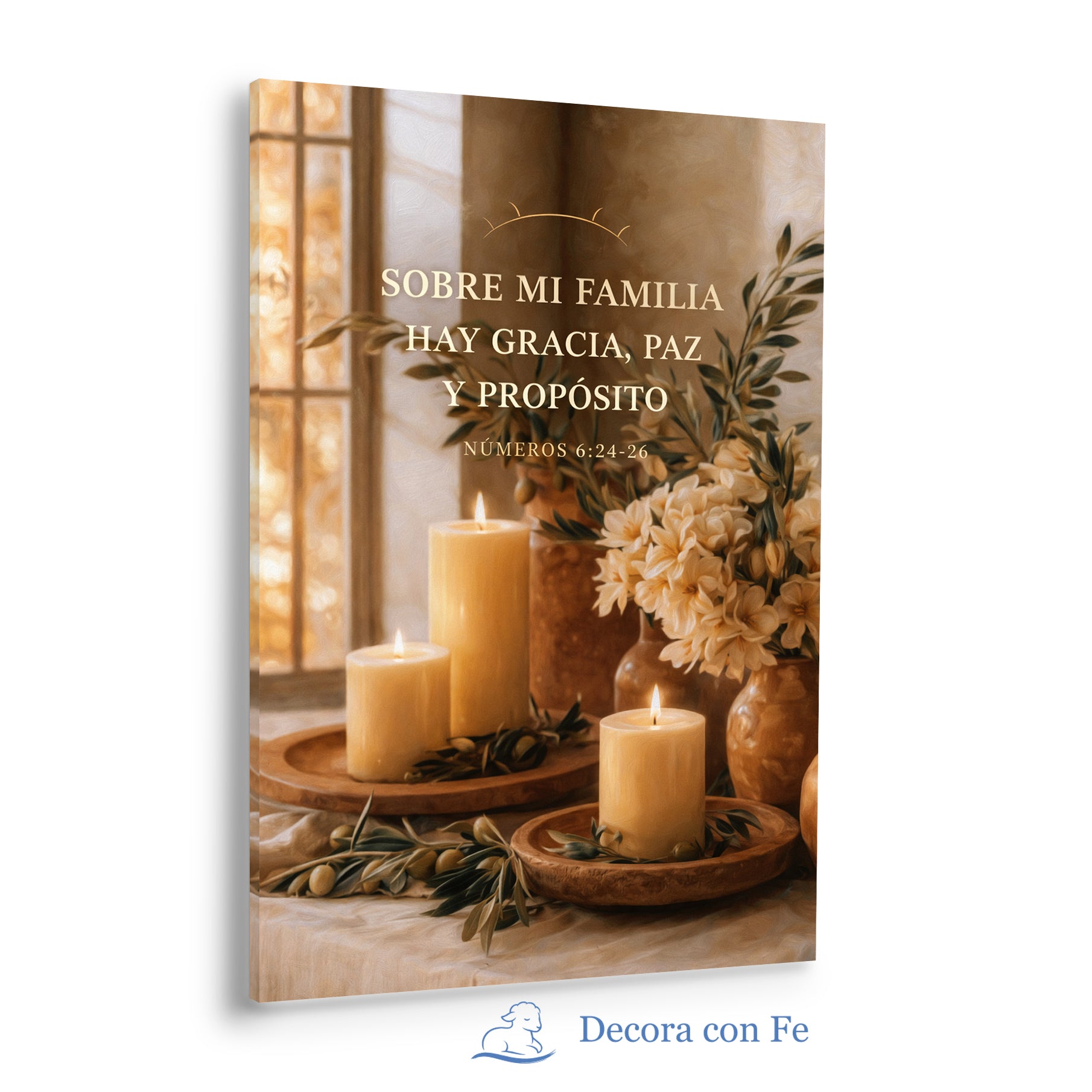 Bendición Sobre Mi Familia - Cuadro Cristiano - Variante 3