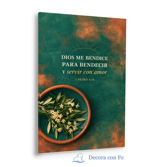 Bendecido Para Bendecir - Cuadro Cristiano