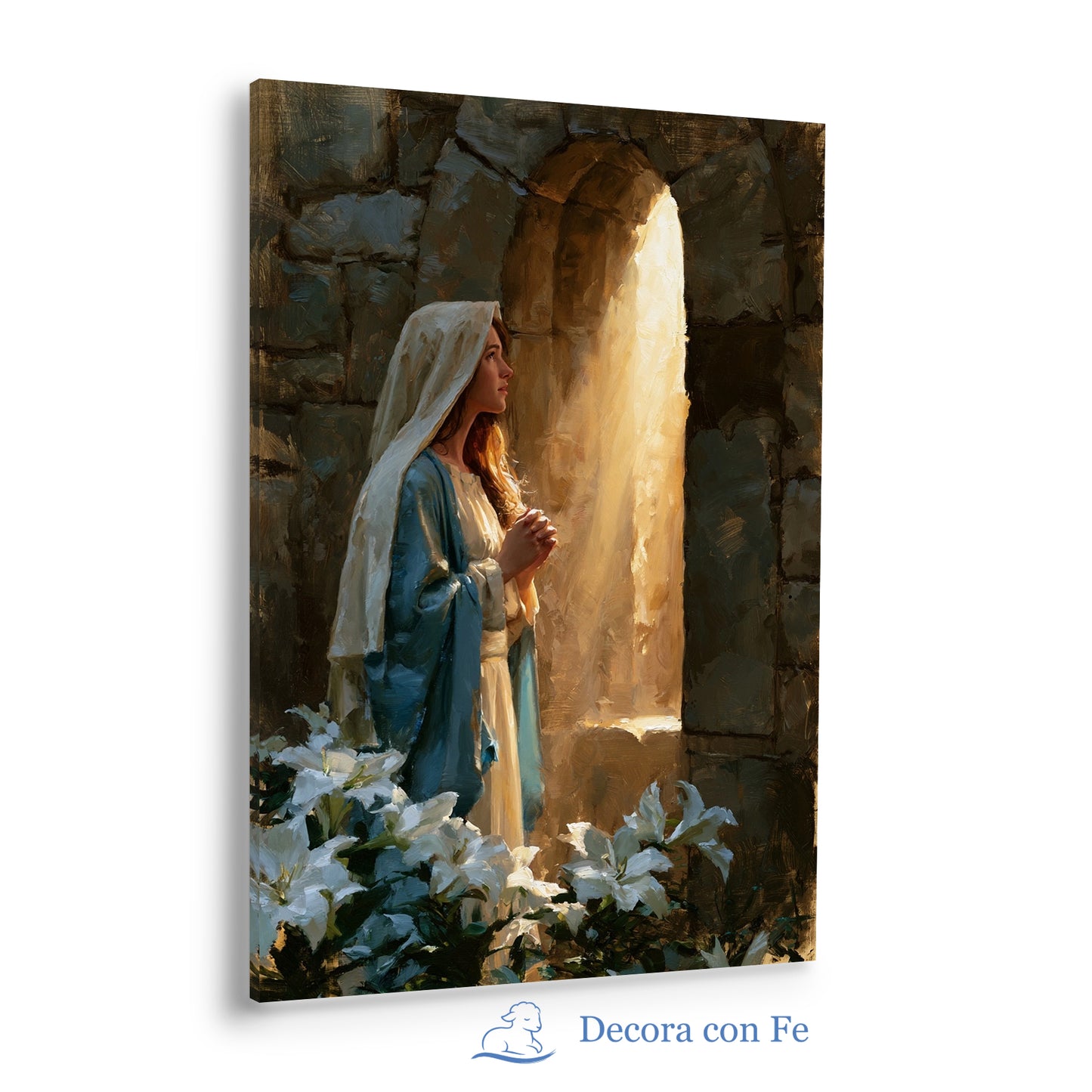 Anunciacion en la Ventana - Cuadro Cristiano - Variante 3