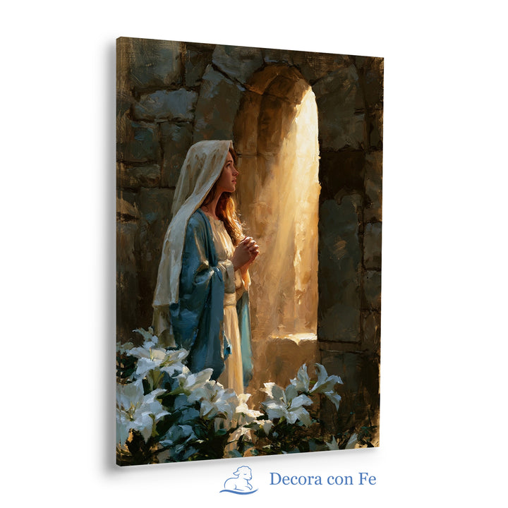 Anunciacion en la Ventana - Cuadro Cristiano - Variante 3