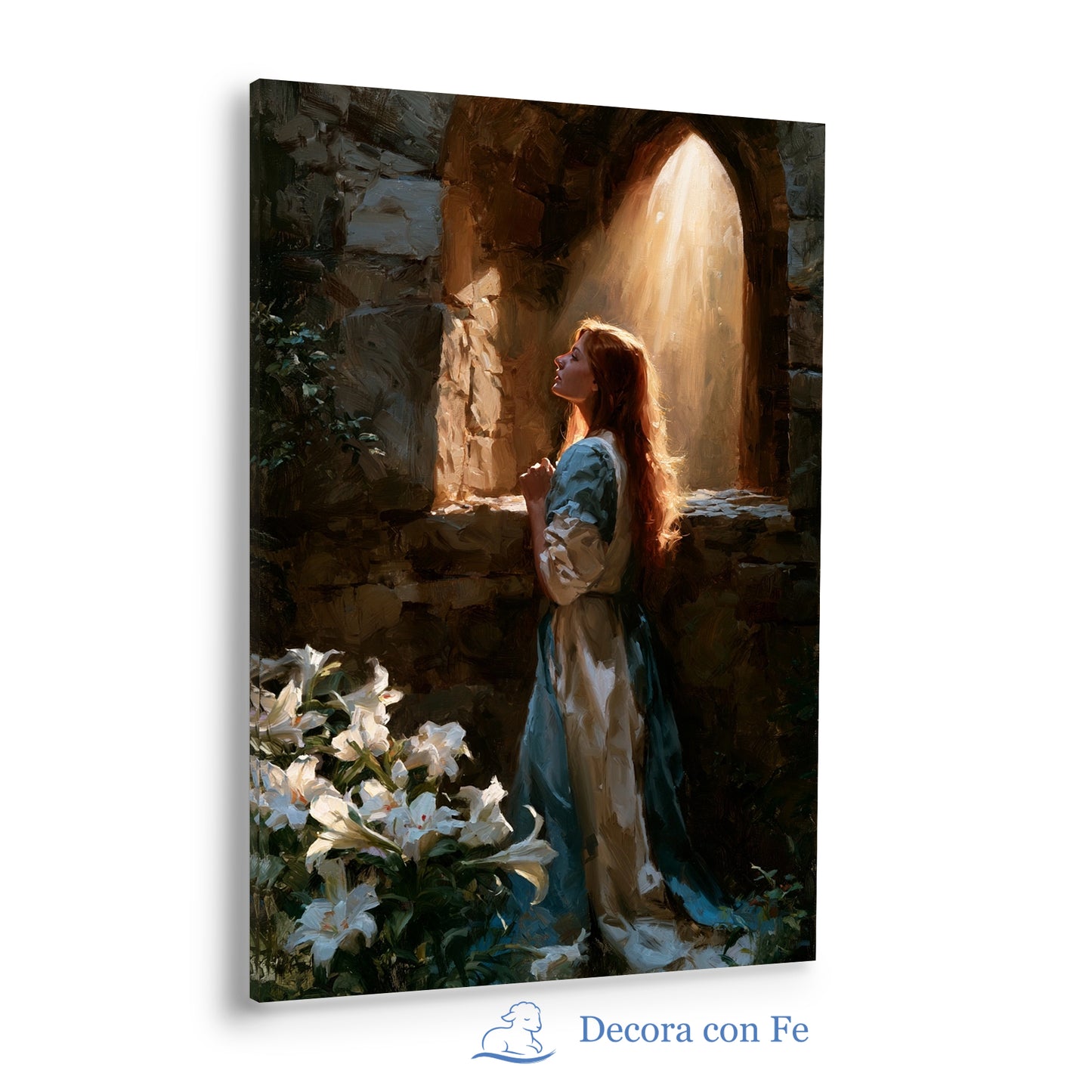Anunciacion en la Ventana - Cuadro Cristiano - Variante 4