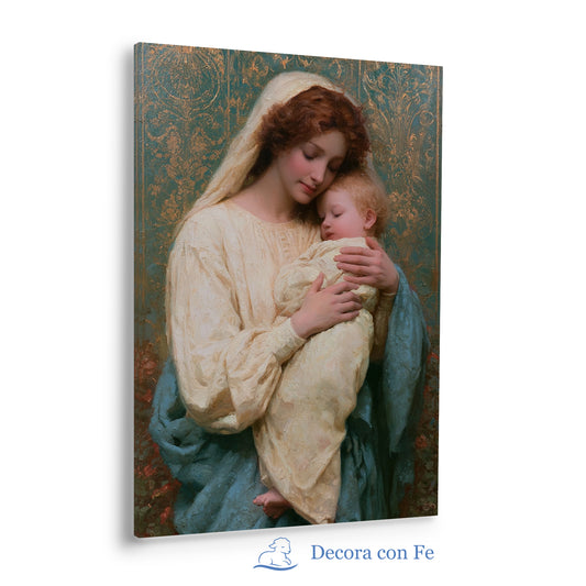 Ternura de Madre Sagrada - Cuadro Cristiano - Variante 4