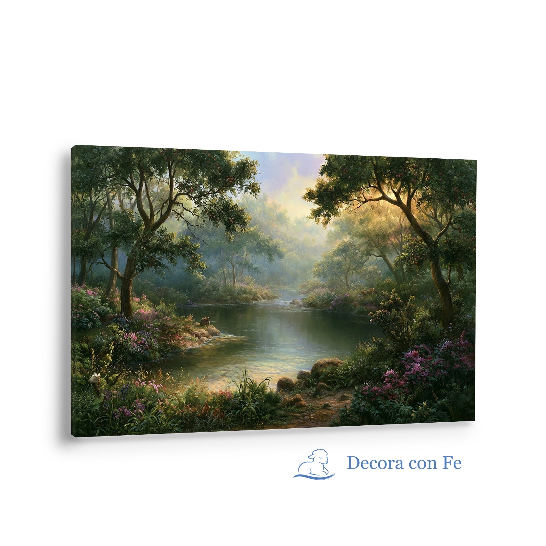 Eden Rio de Vida - Cuadro Cristiano - Variante 1