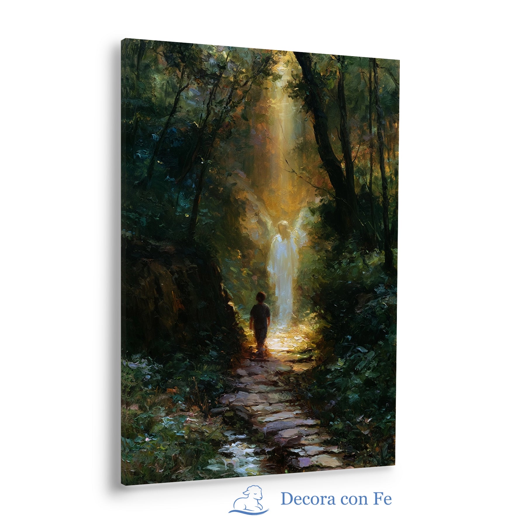 Angel del Camino - Cuadro Cristiano