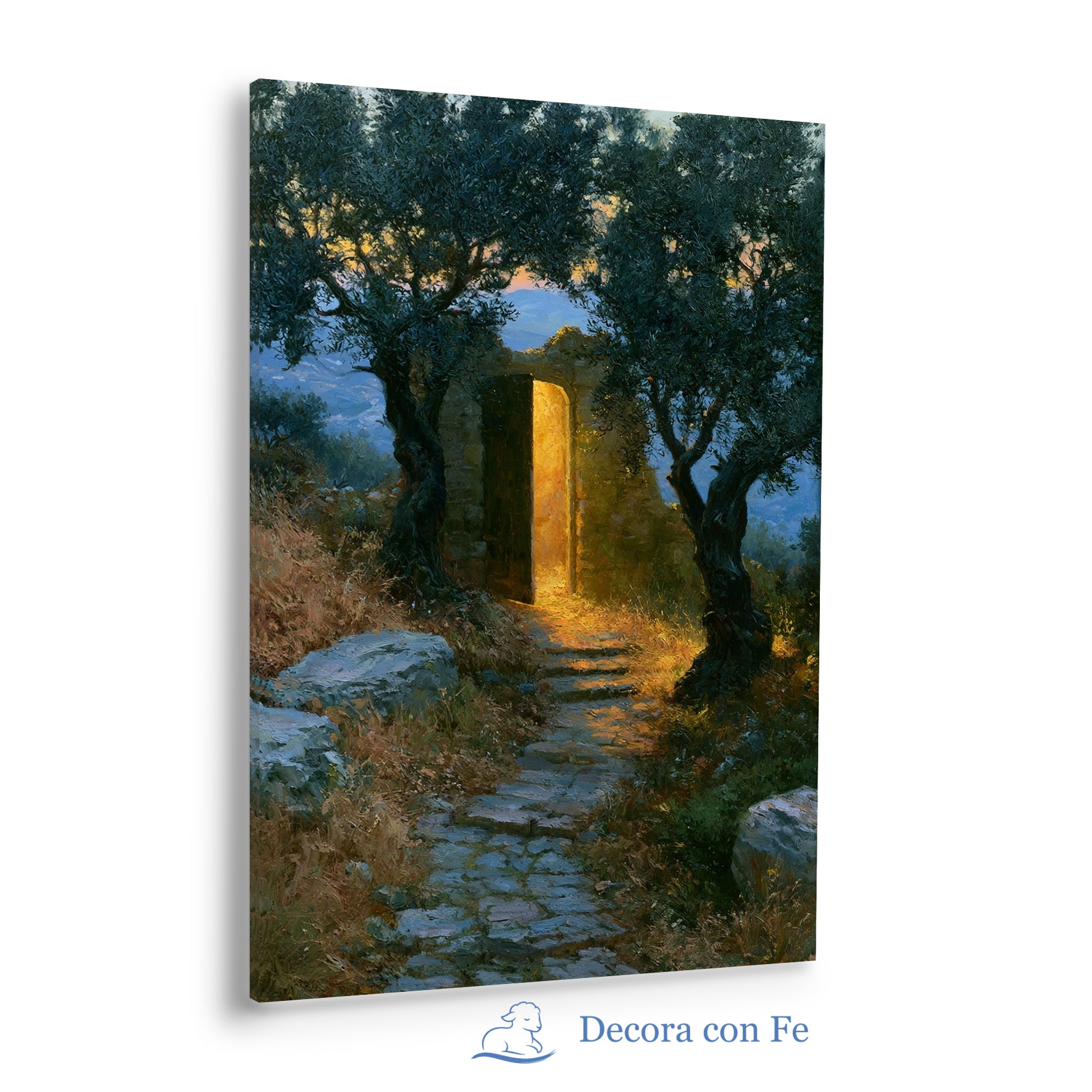 Puerta Estrecha de Oro - Cuadro Cristiano